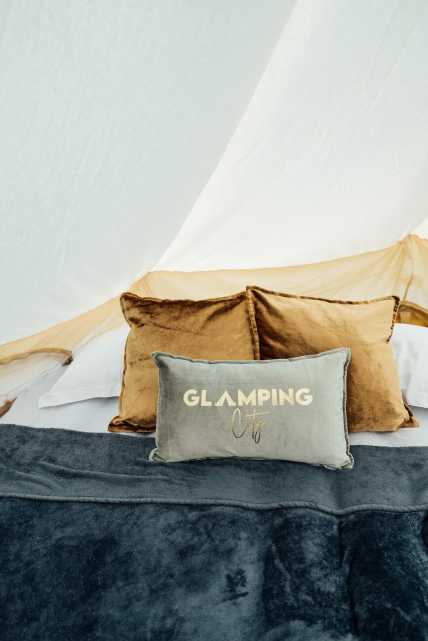 coussin glamping