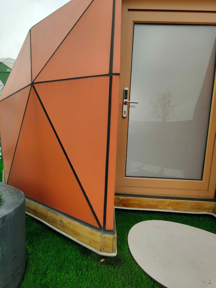 entrée d'un zome design