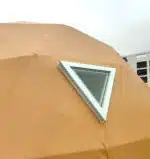 fenêtre de dôme hybride verre PVC
